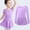 Purple, variant on Eltusu Girls Ballet Dance Dress, Short Sleeve Cotton Crewneck Practice Leotard Skirts Pink Size 4-17 T