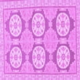 thumbnail image 1 of Ahgly Company Indoor Square Oriental Purple Modern Area Rugs, 4' Square, 1 of 4