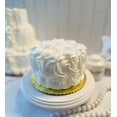 thumbnail image 5 of Dezicakes Wedding White Faux Rosette Fake Cake, 5 of 10