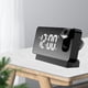 thumbnail image 4 of Proyector LED electrónico Reloj Despertador de temperatura de superficie del espejo Reloj de escritorio USB silencioso perfecl Despertador de proyección, 4 of 7