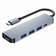 thumbnail image 1 of Type C to HDMI 4K USB3.0 PD Docking Station - Multi-in-One Hub for Mobile Phones, Laptops and Computers, 1 of 4