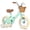 Mint, variant on Glerc Little Miss 12 Inch Kids Bike for Girls Ages 2-4, Retro Vintage Toddler Bicycle with Training Wheels Basket Bell, Pink