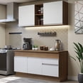 thumbnail image 2 of Cocina Integral MADESA Glamy 150cm Marrón/Blanco, 2 of 5