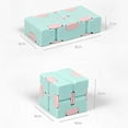 thumbnail image 5 of Infinity Cube Fidget Cube Toy, Sensory Stress Relief Decompression Fidget Finger Toys, Infinite Cube for Kids Adults Office (Blue), 5 of 5