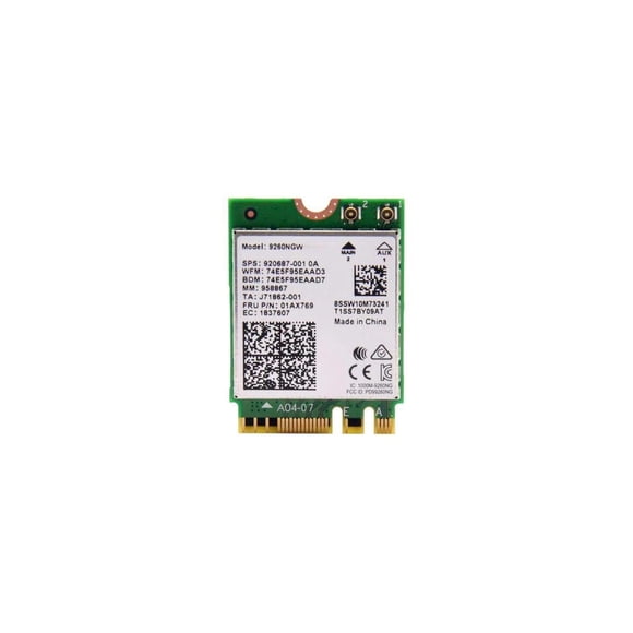 Adaptador Inalámbrico Intel Gigabit Ac+Bt 2X2 Vpro 2230