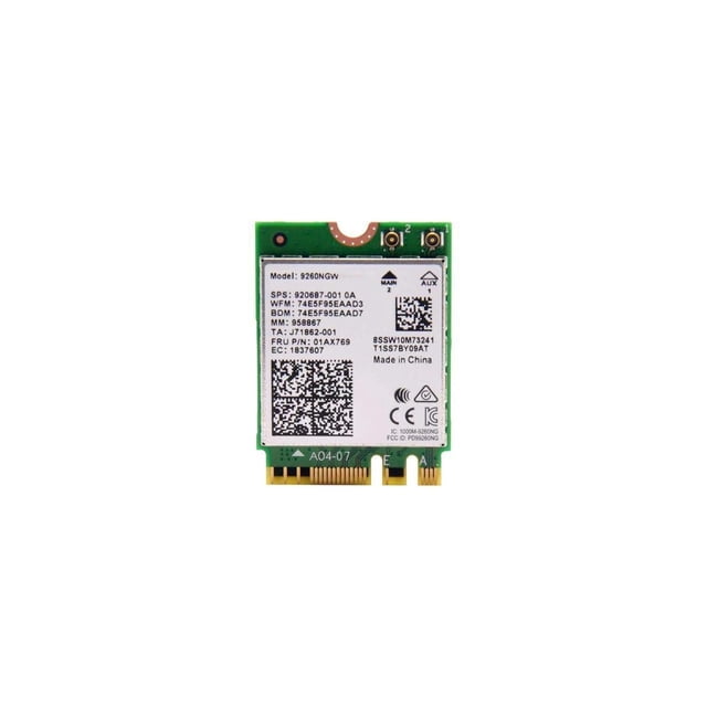Adaptador Inalámbrico Intel Gigabit Ac+Bt 2X2 Vpro 2230