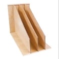 thumbnail image 2 of Hardware Resources Td3 15-7/16" Tall Vertical Tray Organizer - Wood, 2 of 2