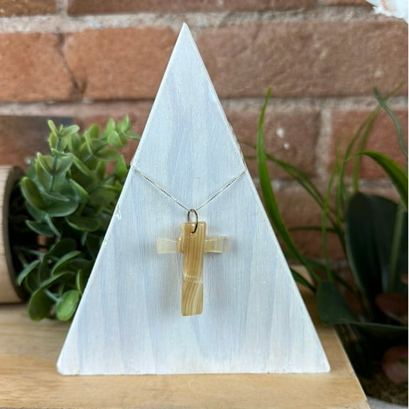 Onyx Cross Pendant