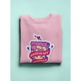 thumbnail image 3 of Pizza Is My Valentine! Sweatshirt Women -Smartprints Designs, Female Large, 3 of 4