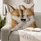 thumbnail image 5 of Funda de almohada con estampado de animales | Funda decorativa de 45 x 45 cm para sofá, cama y salón | Nailon suave y elastano para decoración de interiores y exteriores, 5 of 5