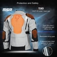 thumbnail image 7 of MSR Xplorer ADV Motorcycle Jacket – Waterproof Textile Riding Jacket with CE‑Armor‑Compatible Pockets, Venting & Reflective Accents - Men's X-Large Black, 7 of 7