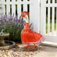 thumbnail image 6 of Yhmxh Porch Goose valentine Outfits with Hat for 23'' Statue, Goose Costume, Porch Geese Outfits for 23 Inch Geese Clothes Goose Cloths Outdoor Patio Yard Lawn Decoration, 6 of 6