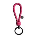 thumbnail image 2 of sweethay LLavero de cuerda tejida trenzada de cuero, bolso DIY encantador, colgante colgante, llavero exquisito, soporte para llavero de coche, joyería Artesanía Rosa roja 3.3*9 cm sweethay HA074021-13, 2 of 6