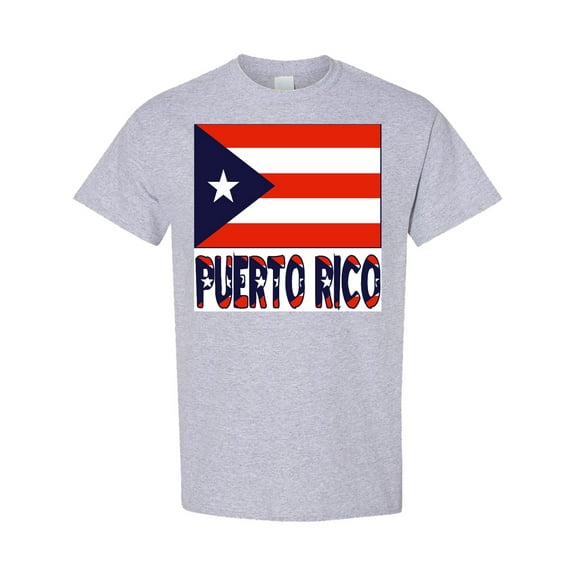 Inktastic Puerto Rico Flag & Name T-Shirt