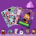 thumbnail image 4 of 24 Uds pegatinas de Halloween juegos de fiesta de Halloween para niños fantasma bruja vampiro DIY pegatinas divertidas recuerdos de fiesta de Halloween, 4 of 8