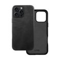 thumbnail image 1 of wonima44 Handcrafted Italian Leather Case for iPhone 16 Pro | Compatible with Magsafe | Two-Tone Effect with Unique Patina Over Time | Graphite Black, 1 of 1