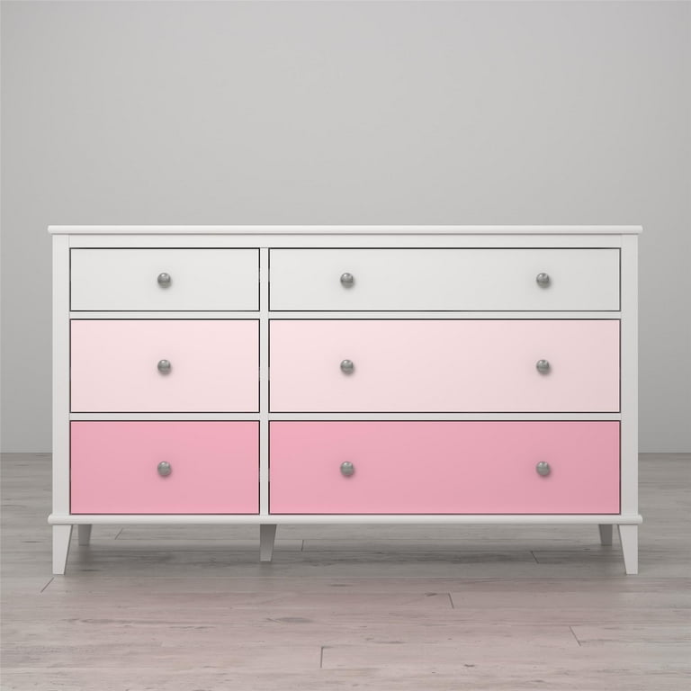Little Seeds Monarch Hill Poppy 6-Drawer Dresser, White/Pink - Walmart.com Little Seeds Monarch Hill Poppy 6-Drawer Dresser, White/Pink - Walmart.com