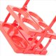 thumbnail image 3 of 2X Portabebidas de Plástico Plegable con 4 Orificios, Portabebidas Reutilizable con Asa Portabebidas Portátil Rojo, 3 of 5