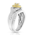 thumbnail image 2 of Vir Jewels 1 CTTW Diamond  Wedding Ring Sets for Women 14K Two Tone Gold Engagement Ring, 2 of 10