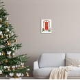 thumbnail image 2 of Stupell Industries Red Jolly Christmas Doorway Graphic Art Gray Framed Art Print Wall Art, Design by Victoria Barnes, 2 of 7