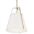 thumbnail image 5 of 52711WH Kichler Lighting Etcher - 2 Light Pendant-22.5 Inches Tall and 18 Inches Wide-White Finish, 5 of 11