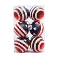 thumbnail image 1 of Juego de 12 bolas para el día de la independencia de 8 cm, colgante de árbol de Navidad, bolas decor Tomshoo Tipo 2, 1 of 7