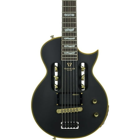 Traveler Ultralight Travel Guitar - Traveler Guitar EC-1 Limited Edition Travel Electric Guitar Black Satin