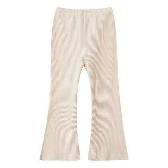 Micro Flare Pants Girl's Stretch Outer Layer Leggings
