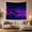 Neon Watercraft, variant on Neon Watercraft Over Reflective City Waters, Serene Digital Art for Cityscape Fans, Neon Skyline Decor, Housewarming Gift, Tapestry Wall Hanging for Bedroom and Studio