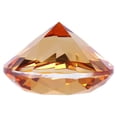 thumbnail image 1 of BRIGHTFUFU Diamante de cristal de 60 mm, adorno decorativo de diamante para boda, hogar, despedida de soltera (ámbar), 1 of 7