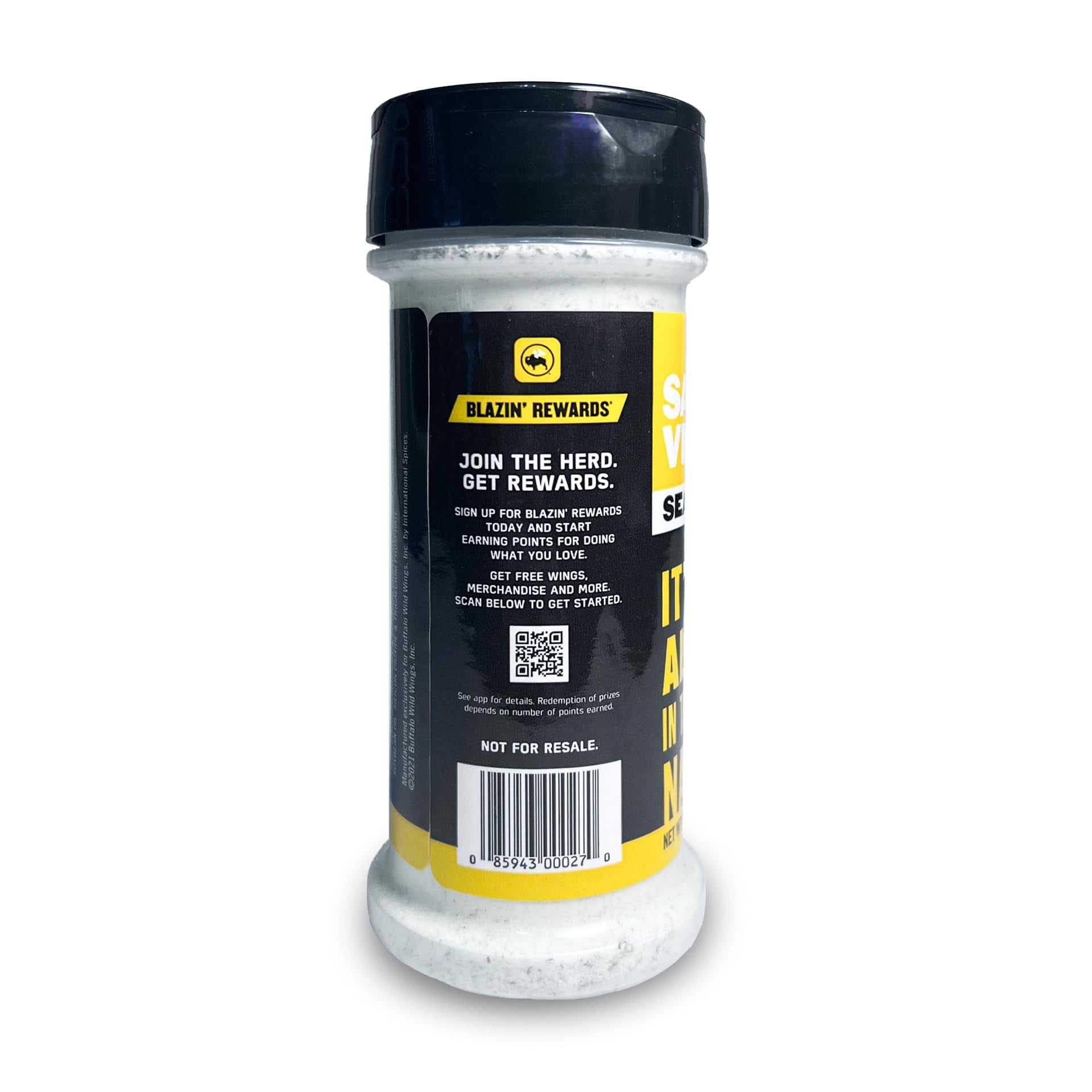Buffalo Wild Wings Seasoning (Salt & Vinegar), 6.3 Ounce C51