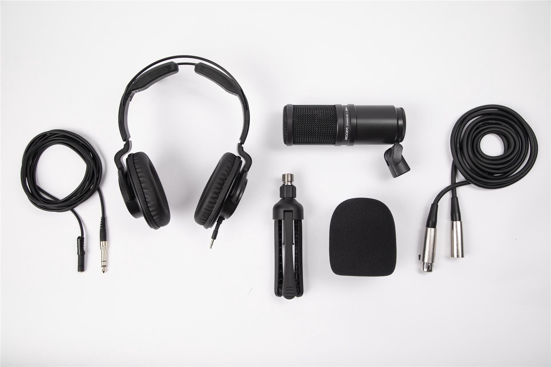 Zoom F8n Pro MultiTrack Field Recorder Bundles with 2x Zoom ZDM-1 Podcast Mic Pack + Batteries + Memory Cards