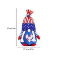 thumbnail image 2 of Needhep Independence DayHome Tabletop Elf Gnomes Decor OrnamentsPride Flag Gnomes Plush Home Decor, 4th of july gnome, Independence day gnome faceless doll, Patriotic Decor for Memorial (A), 2 of 5