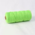 thumbnail image 1 of Namzi Cordón de macramé de 2 mm x 110 yardas, cuerda de algodón suave para macramé, suministros para manualidades, hilo de macramé para colgar plantas o colgar en la pared, color verde manzana., 1 of 4