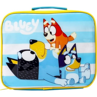 Bluey Kids Lunch Box Bluey And Bingo Raised Character Insulated Lunch Bag  Tote