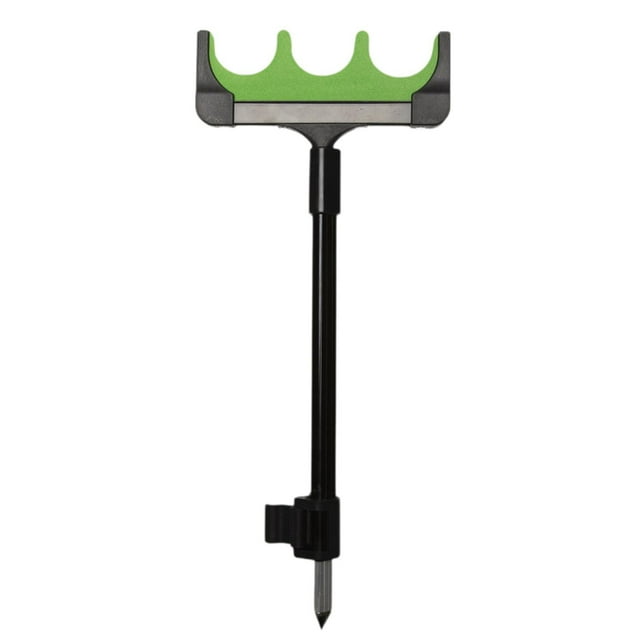 Soporte para caña de pescar, estaca para caña de pescar, soporte portátil para banco, suelo de playa 3 agujeros