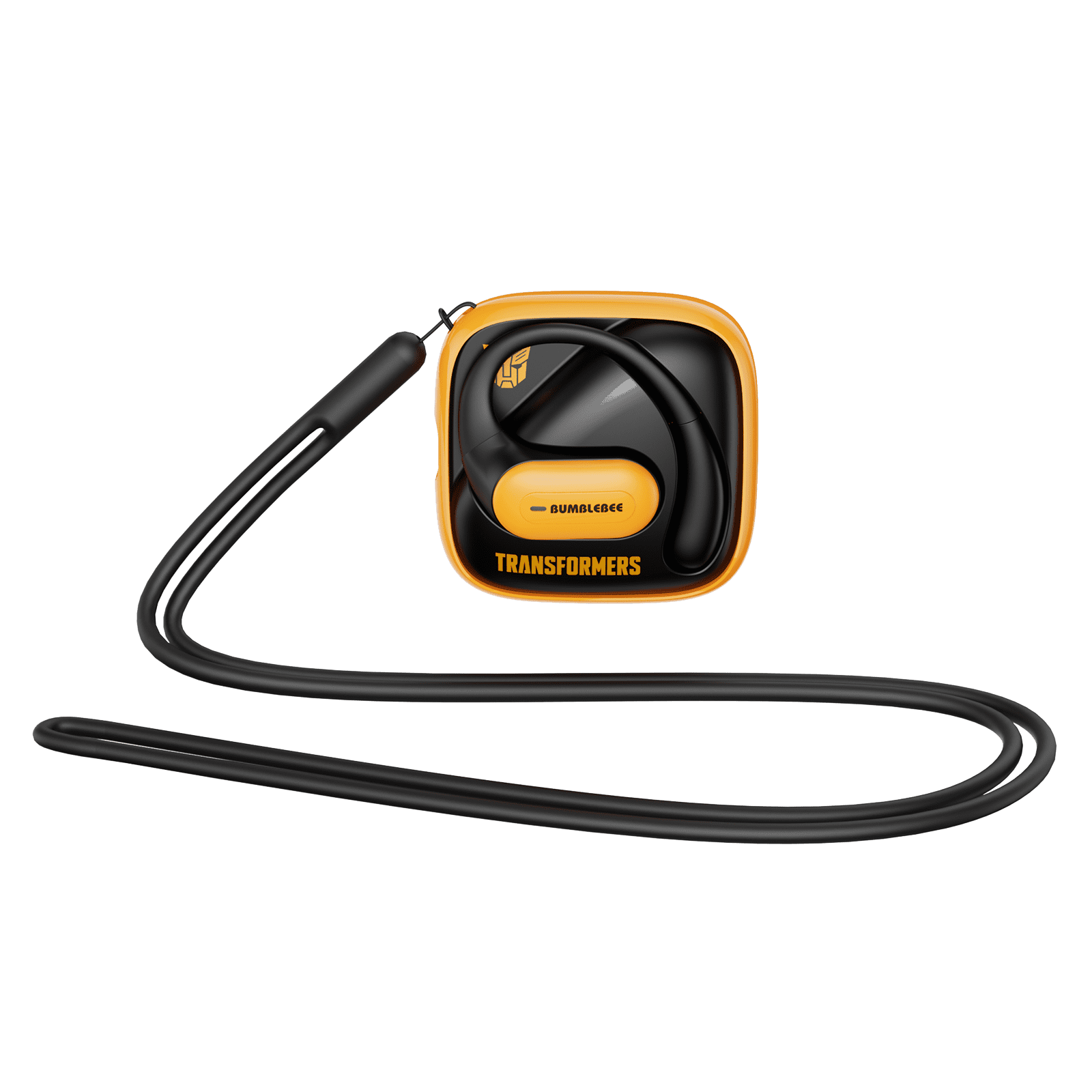 Transformers TF-T59 Ear-Hook True Wireless Bluetooth Earbuds with Mic, Low Latency Game/Music Modes, 13mm Drivers, Secure Fit Sport Headphones, IPX5 Waterproof Deep Bass Sound – Bumblebee Yellow
