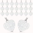 thumbnail image 1 of Adornos de cristal en forma de corazón BBTO para árbol de San Valentín, 21 unidades, 1 of 7