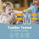 thumbnail image 5 of Juego de cucharas para bebés NumNum Feeding Littles de silicona para mayores de 6 meses, paquete de 3, 5 of 8