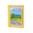 thumbnail image 2 of Opvise Photo Frame Vibrant Floating Acrylic Picture Frame Desk Wall Art Frame for Gallery Home Office Decoration, 2 of 8