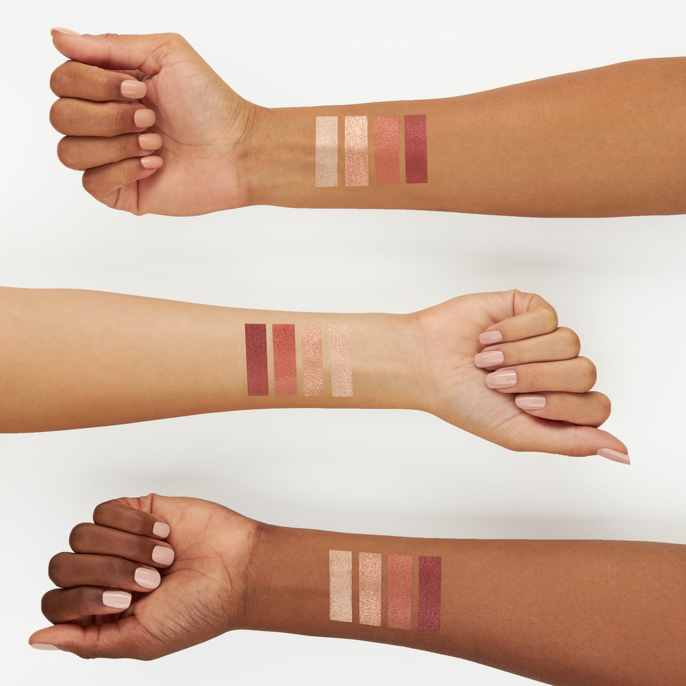 MINERAL FUSION Vegan Eye Shadow Palette, Romantic Getaway | 4 Blendable Shades Matte, Satin, Shimmer