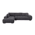 thumbnail image 2 of Canam L-shaped Upholstered Left Facing Chaise Sectional Sofa Dark Gray, 2 of 9