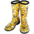 thumbnail image 2 of Sloggers Waterproof Garden Rain Boots for Women - Cute Mid-Calf Mud & Muck Boots with Premium Comfort Support Insole, (Original Chicken Yellow), (Size 7), 2 of 3