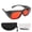 Black, variant on Riousery 532NM Laser Safety Goggles Red Lens PC Eyeshielding Protective Glasses Black Frame Adult 1 Count