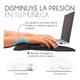 thumbnail image 5 of Tapete Ergonomico  Bloosom De Gel Antideslizante Raton Con Reposa Muñeca Negro, 5 of 5
