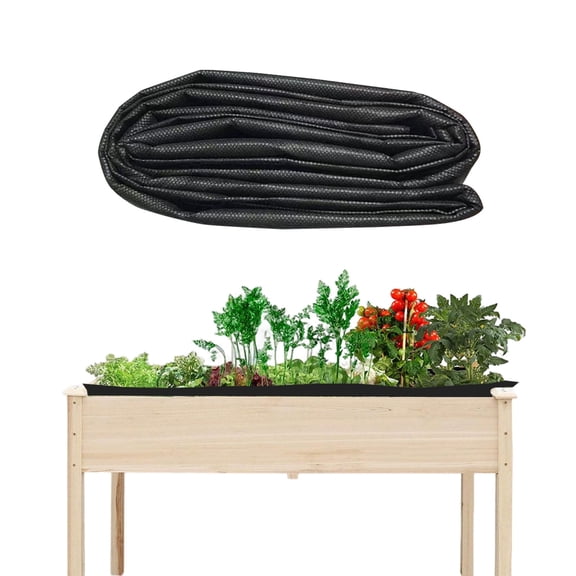 Bigking Heavy Duty Planter Liner 2.9m x 1.6m/115" x 63" – Large Vegetable Trough Liner for Raised Beds & Wooden Planters, Non-Woven Fabric Grow Bed Liner