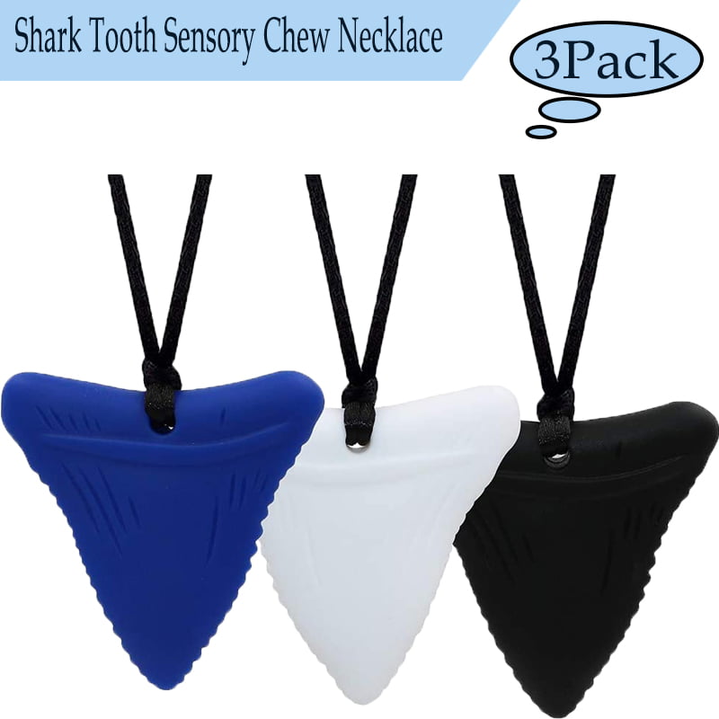 2 Pack Chew Brick Chewy Necklace Breakaway Sensory Autism ADHD Special Needs 