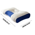 thumbnail image 3 of Cervical Pillow For Neck And Shoulder Pain Relief, Cervical Anti Snore Pillows For Sleeping, Ergonomic Neck Support Pillow For Neck & Shoulder Pain Relief - Side, Back, Stomach Sleepers, 3 of 6
