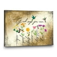 thumbnail image 4 of God Says You Are Canvas Wall Art – Vintage Floral Scripture Affirmations with Hummingbirds – Christian Inspirational Décor for Women, Girls, or Family – Faith-Based Wall Print – Ready to Hang, 4 of 4