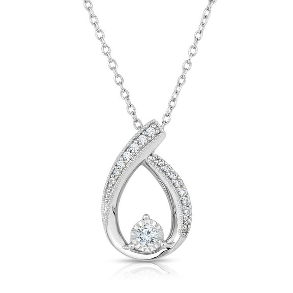 925 SILVER 1/5CTTW Lab Grown Diamond Diamond Pendant